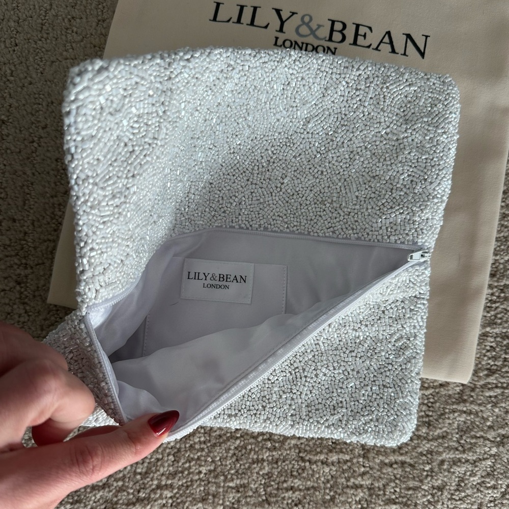 Lily & Bean Gray 'I Do' Clutch - Picture 5 of 5